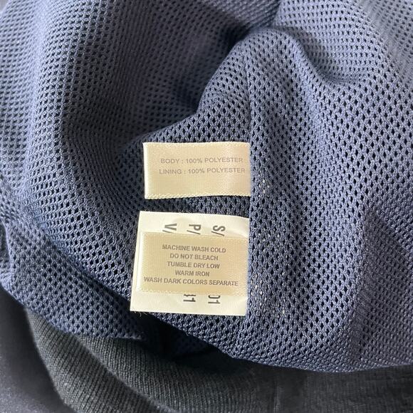 Cutter & Buck Golf Jacket Mens S Navy Blue Windbreaker Short Sleeve‎ V-Neck NEW - Picture 8 of 10